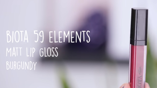Biota 59 Elements Matt Lip Gloss Burgundy