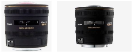 Sigma 4.5mm F2.8 EX DC HSM Dairesel Balıkgözü Lens