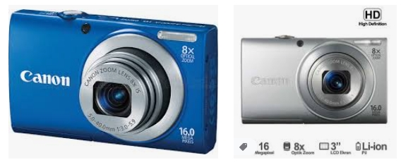 Canon PowerShot A4000IS 16.0 MP Dijital Fotoğraf Makinesi