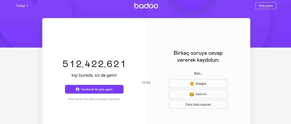 Badoo arkadaşlık sitesi